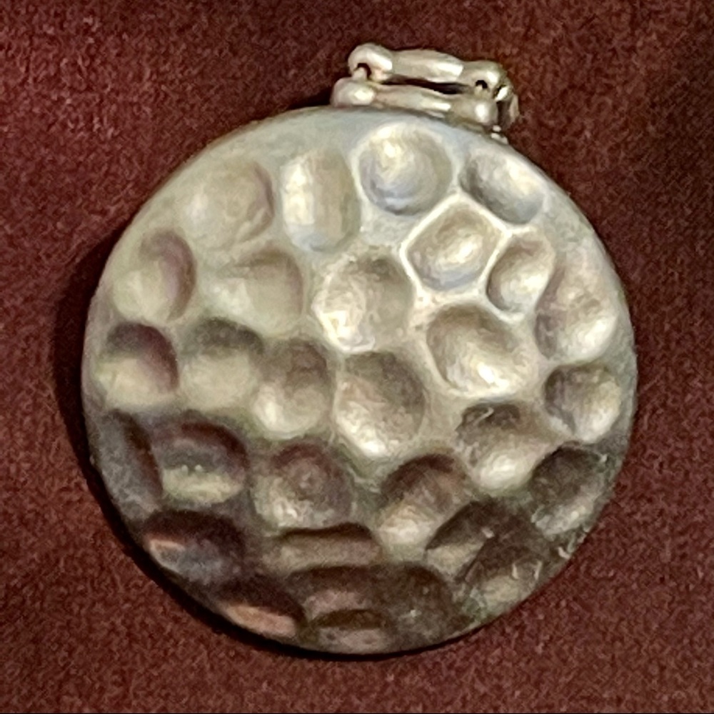 Statement Hammered Silver Dome Statement Ring NWOT